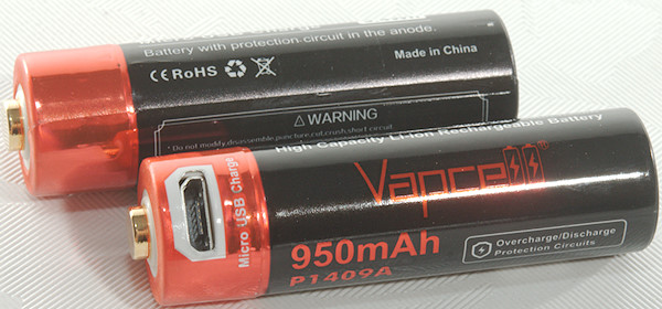 Test Review Of Vapcell Inr Mah P A Black Red Candle